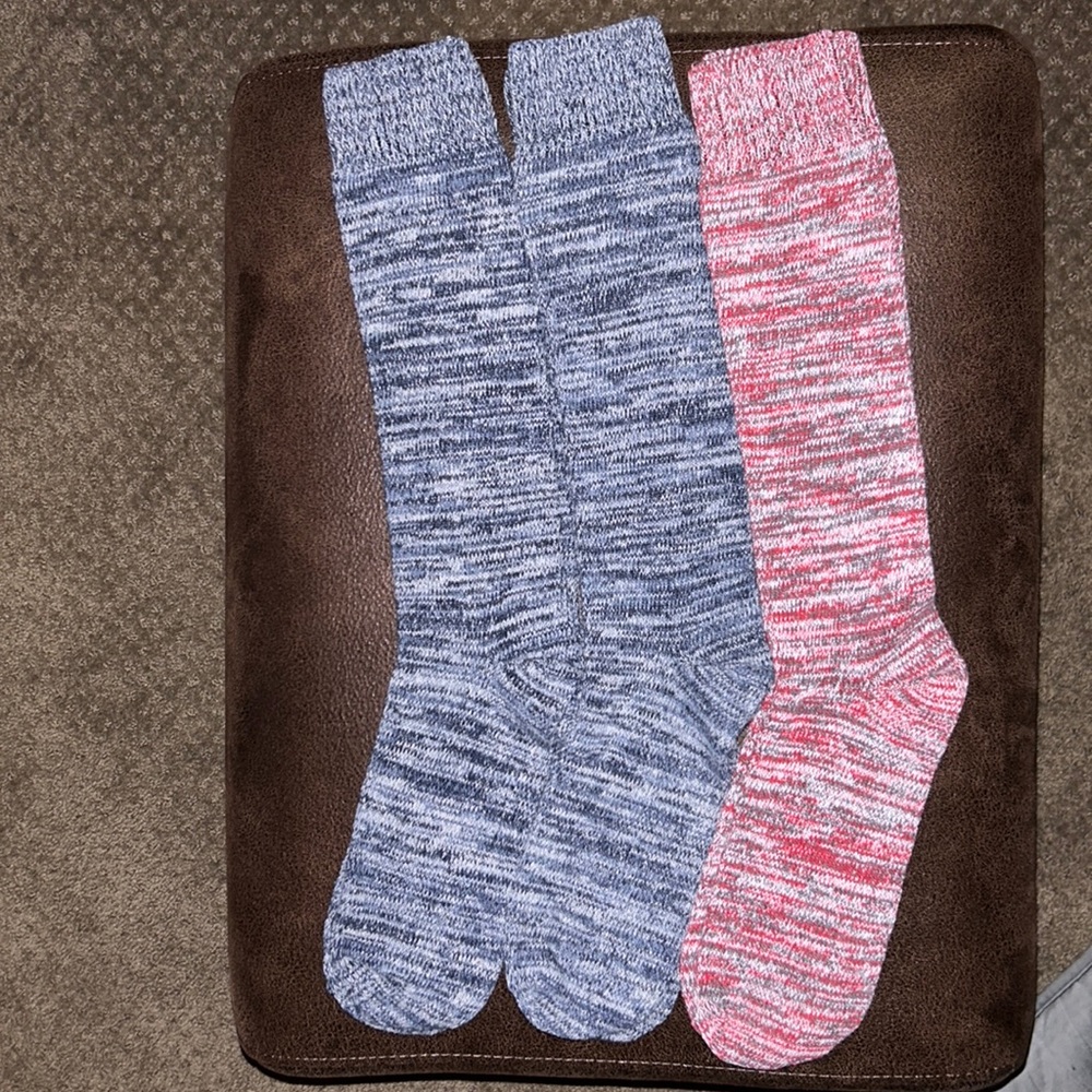American Trench Set of 3 Knee High Random Plait Men’s Socks